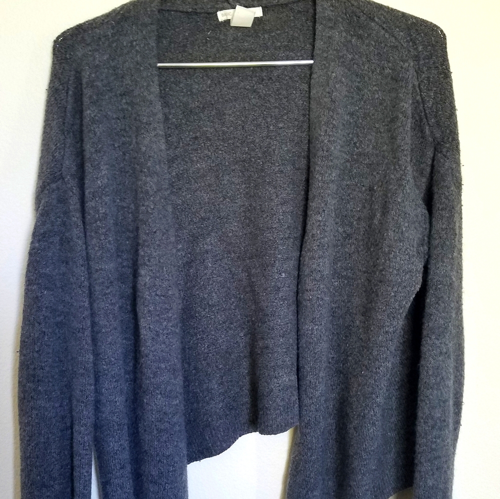 Gray cardigan